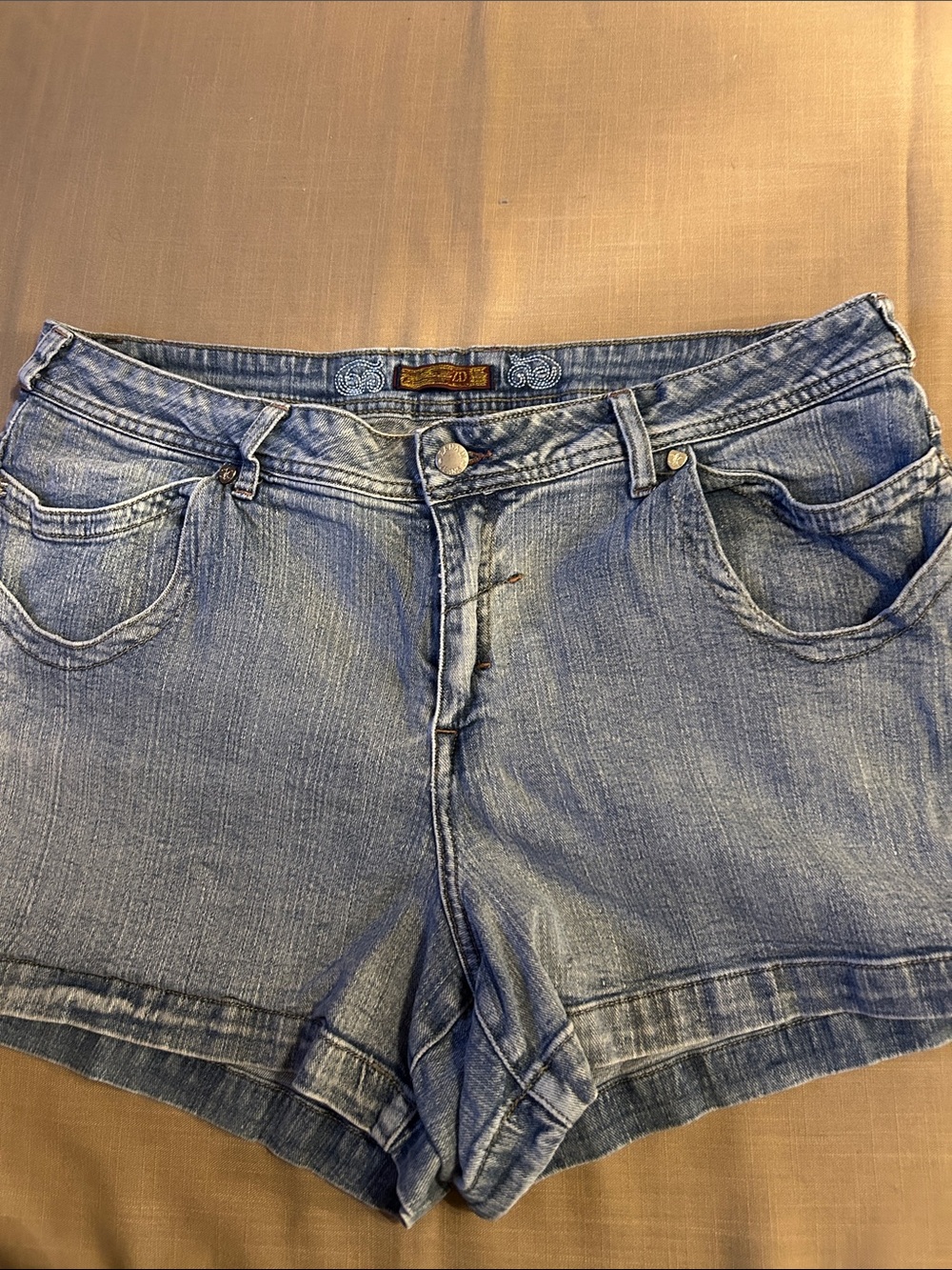 Light Wash Denim Jean Shorts for Women